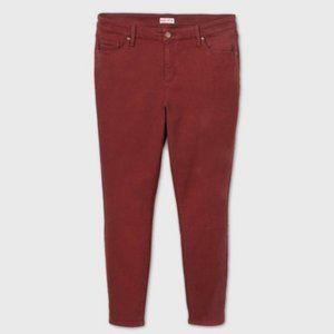 Women's Plus Size Mid-Rise Skinny Jeans  Ava & Viv